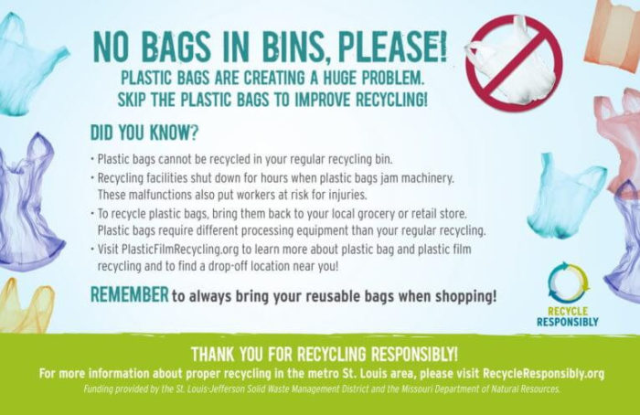 No Bags in Bins, Please