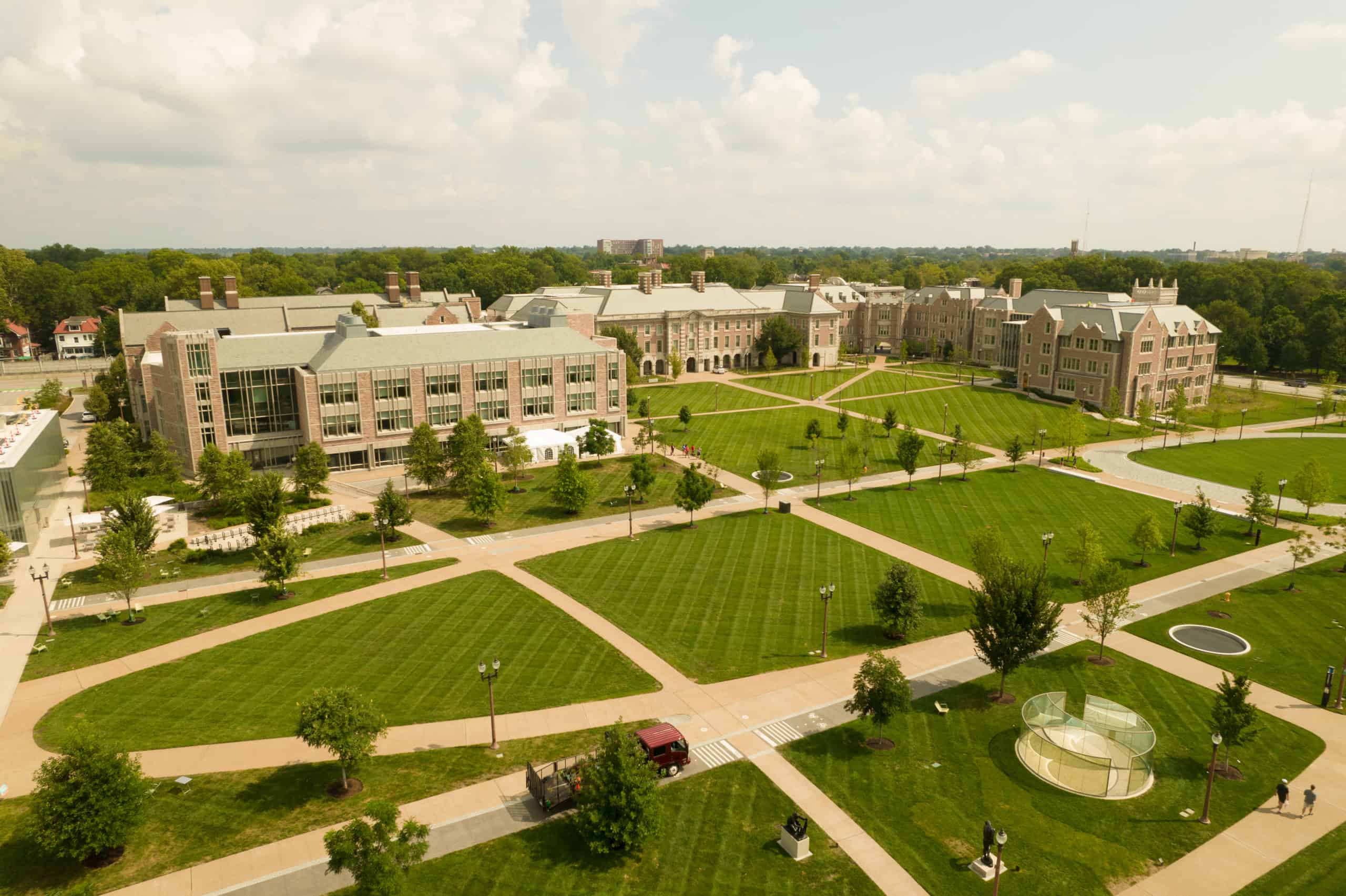 Arial Photo of Washington University St. Louis