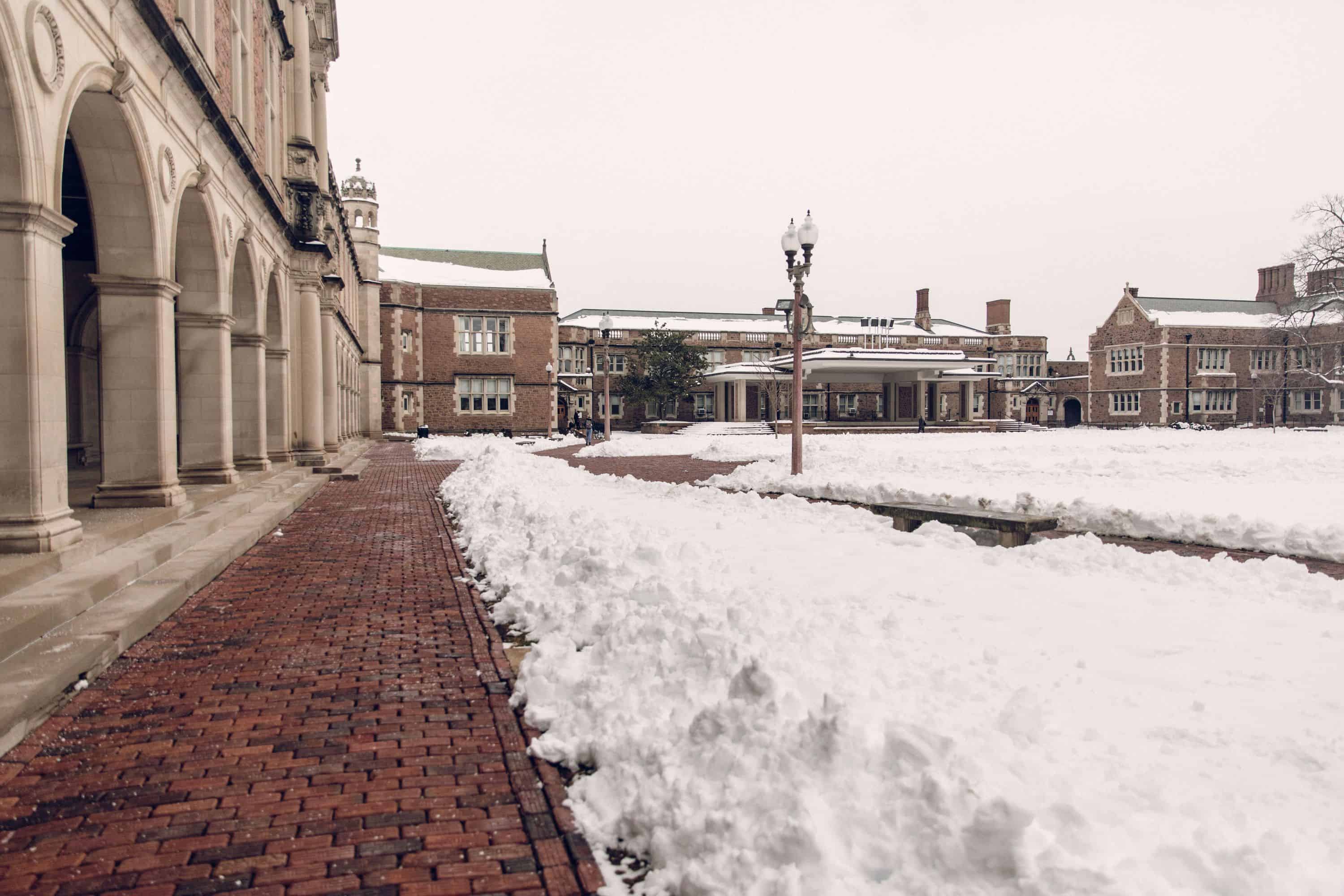 Washington University St. Louis Snow Winter