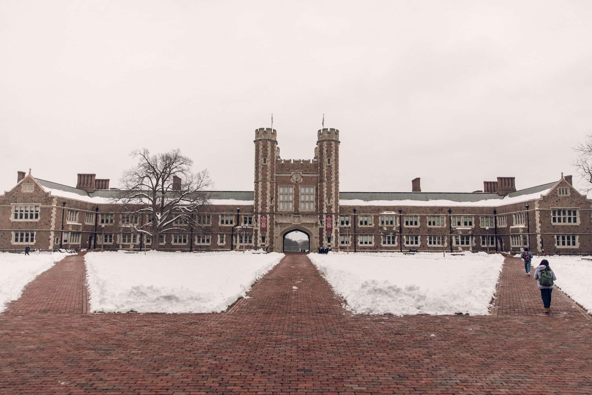 Washington University St. Louis Snow Winter