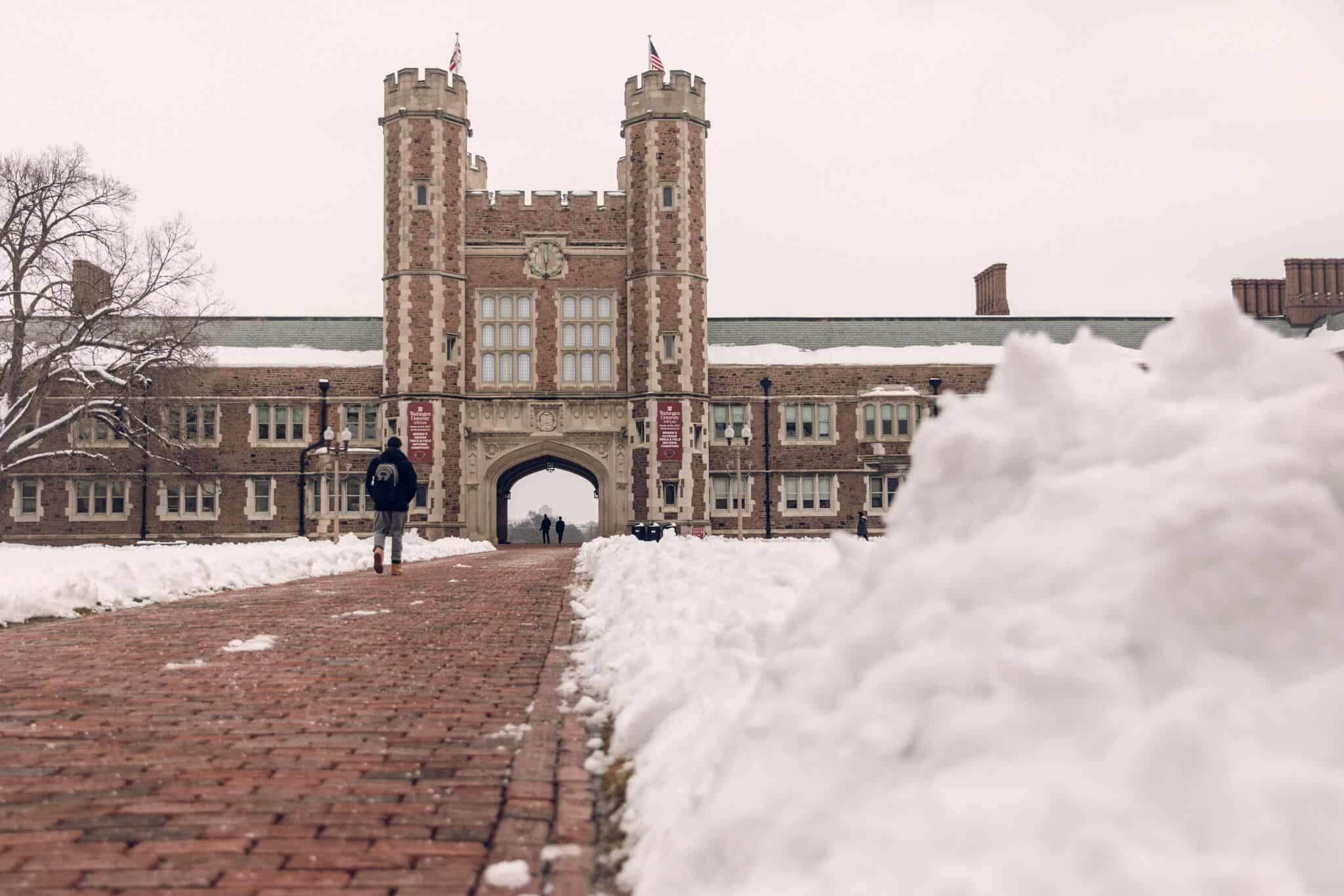 Washington University St. Louis Snow Winter